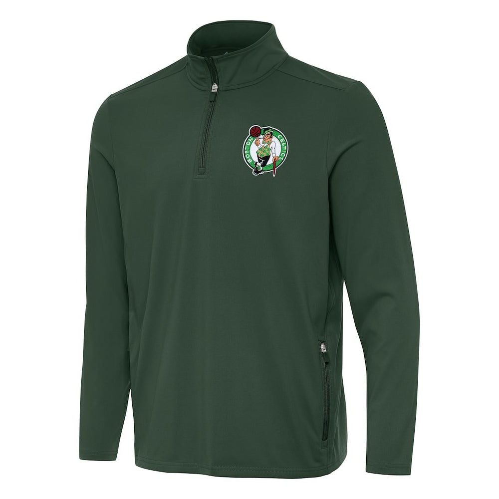 Boston Celtics Antigua Perilous Quarter-Zip Sweatshirt On Sale