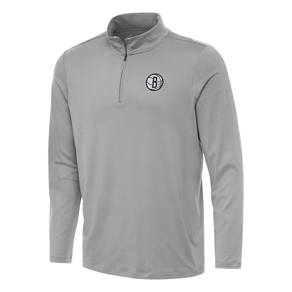 Brooklyn Nets Antigua Reprocess Quarter-Zip Top Online