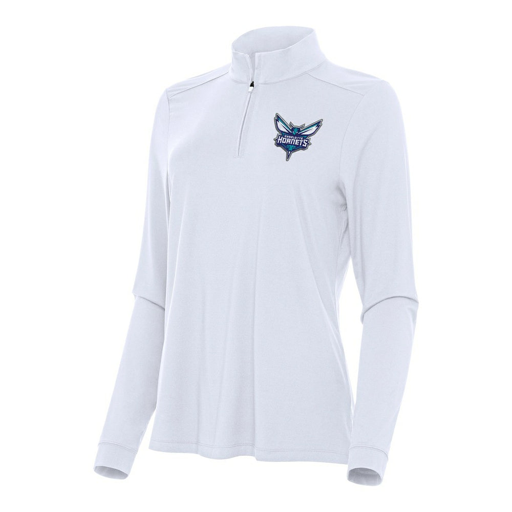 Charlotte Hornets Antigua Women's Intent Quarter-Zip Top Online
