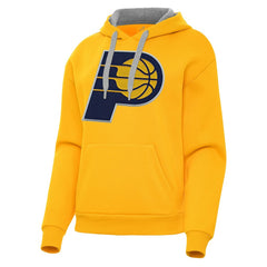 Indiana Pacers Antigua Women's Victory Pullover Hoodie New