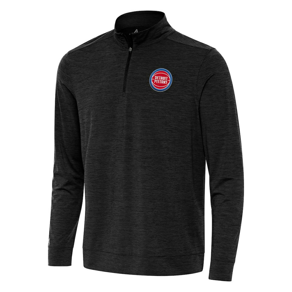Detroit Pistons Antigua Bright Quarter-Zip Top sale New