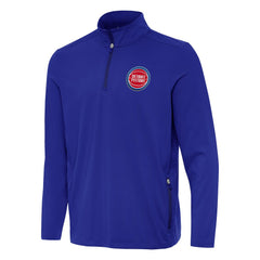 Detroit Pistons Antigua Perilous Quarter-Zip Sweatshirt sale On Sale