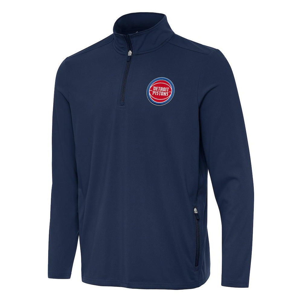 Detroit Pistons Antigua Perilous Quarter-Zip Sweatshirt sale Outlet