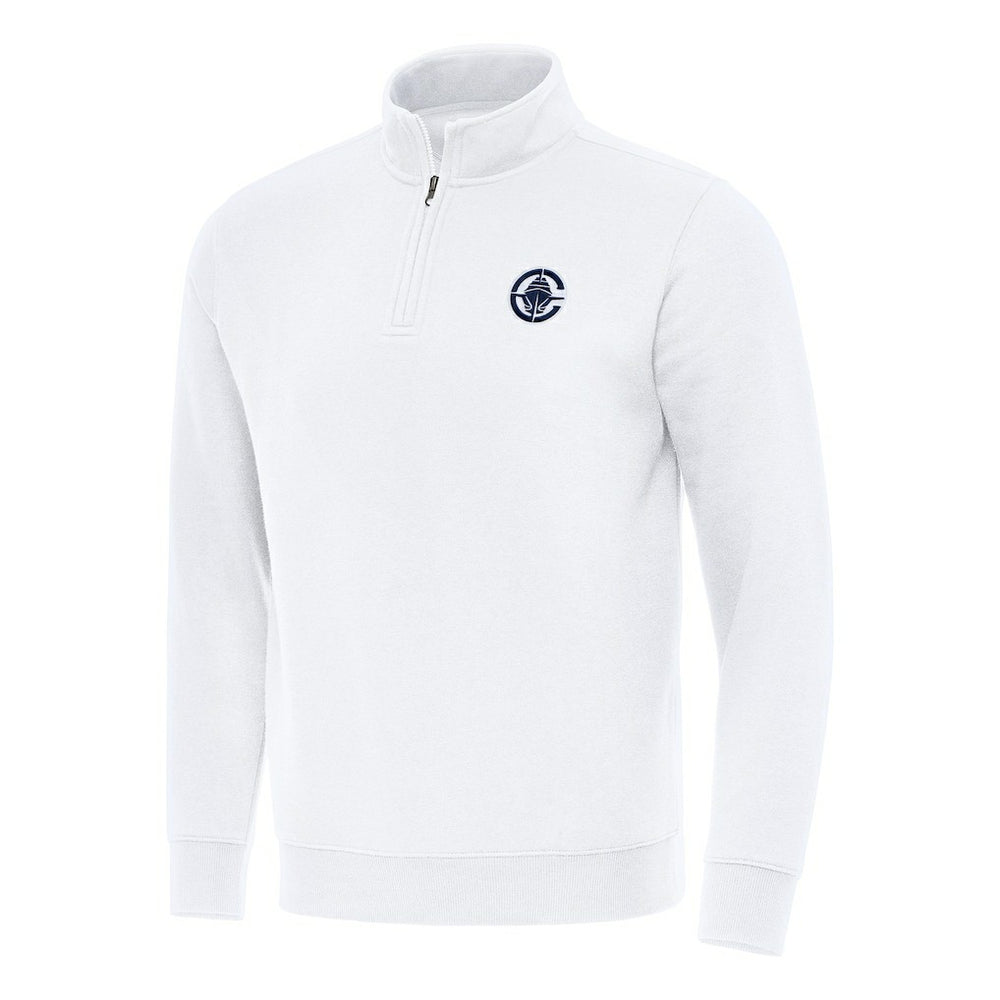 LA Clippers Antigua Victory Quarter-Zip Mock Sweatshirt For Sale