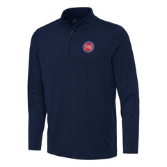 Detroit Pistons Antigua Reprocess Quarter-Zip Top sale New