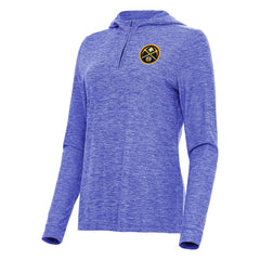 Denver Nuggets Antigua Women's Daybreak Quarter-Zip Hoodie sale On Sale