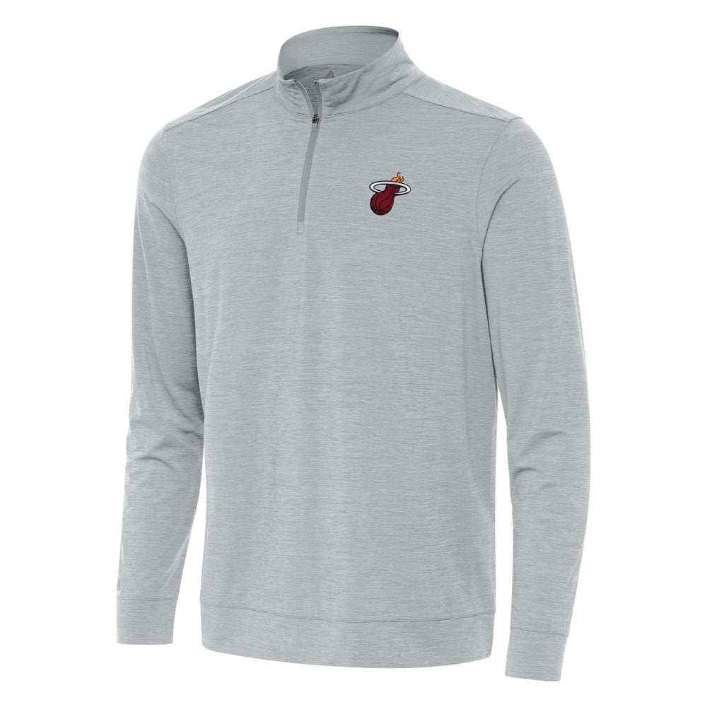 Miami Heat Antigua Bright Quarter-Zip Top On Sale