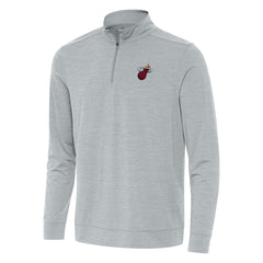 Miami Heat Antigua Bright Quarter-Zip Top On Sale