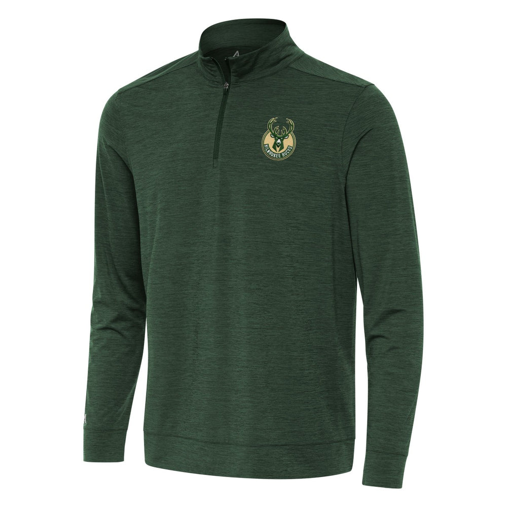 Milwaukee Bucks Antigua Bright Quarter-Zip Top Online