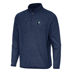 Minnesota Timberwolves Antigua Certain Quarter-Zip Tri-Blend Sweatshirt On Sale