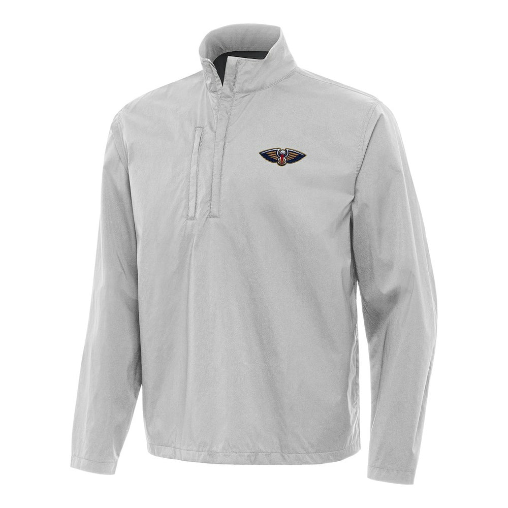 New Orleans Pelicans Antigua Brisk Quarter-Zip Windbreaker On Sale