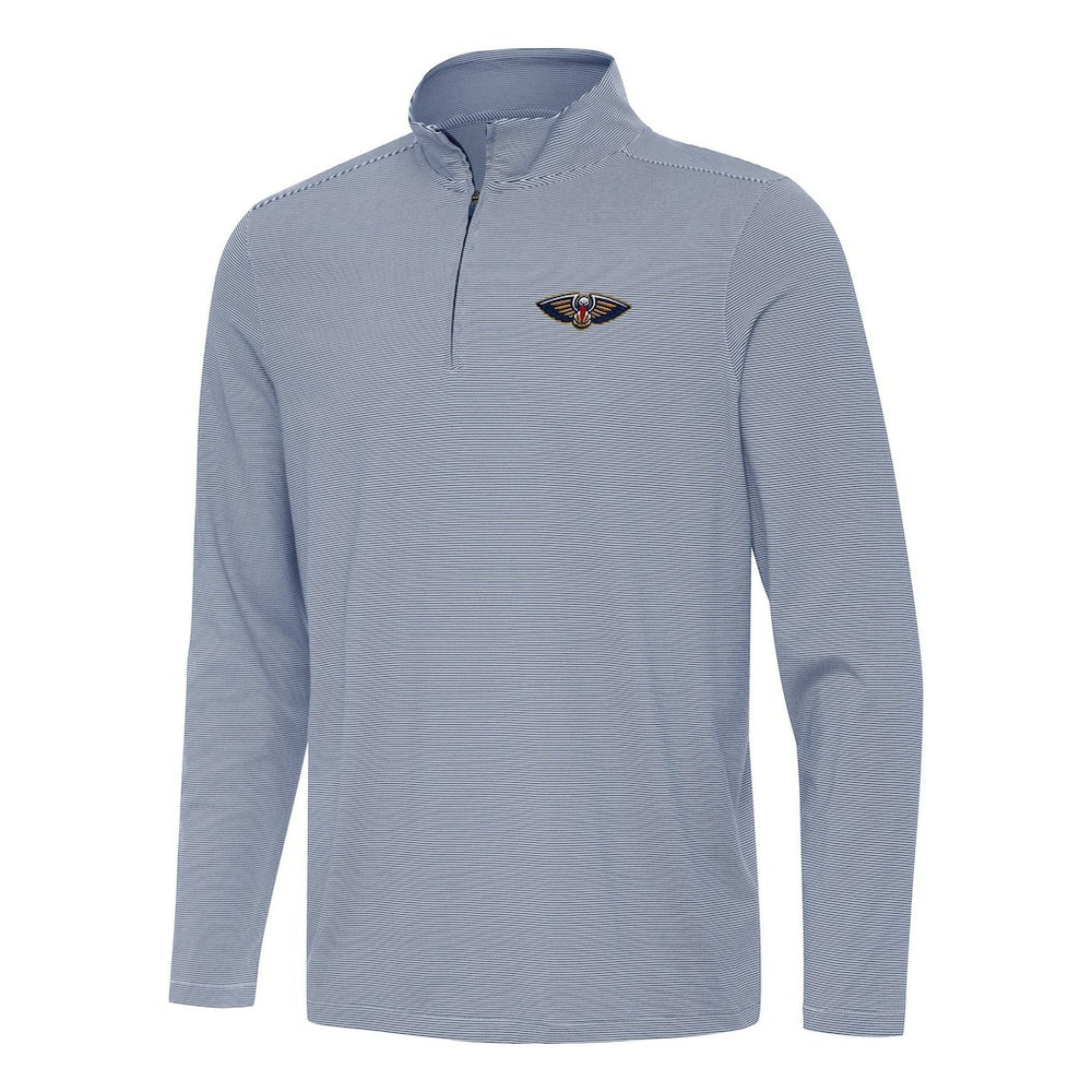 New Orleans Pelicans Antigua Twine Quarter-Zip Top On Sale