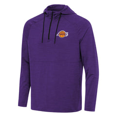 Los Angeles Lakers Antigua Spikes Raglan Quarter-Zip Hoodie Outlet
