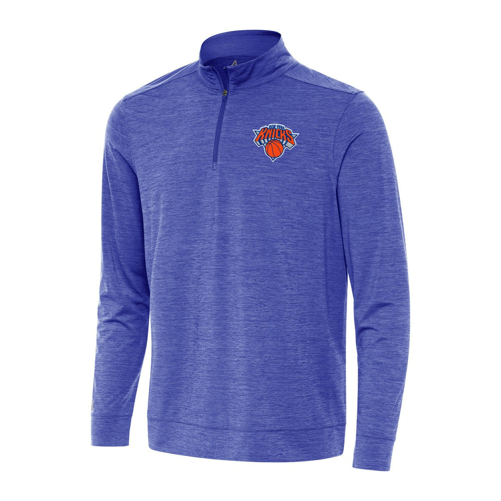 New York Knicks Antigua Bright Quarter-Zip Top Discount
