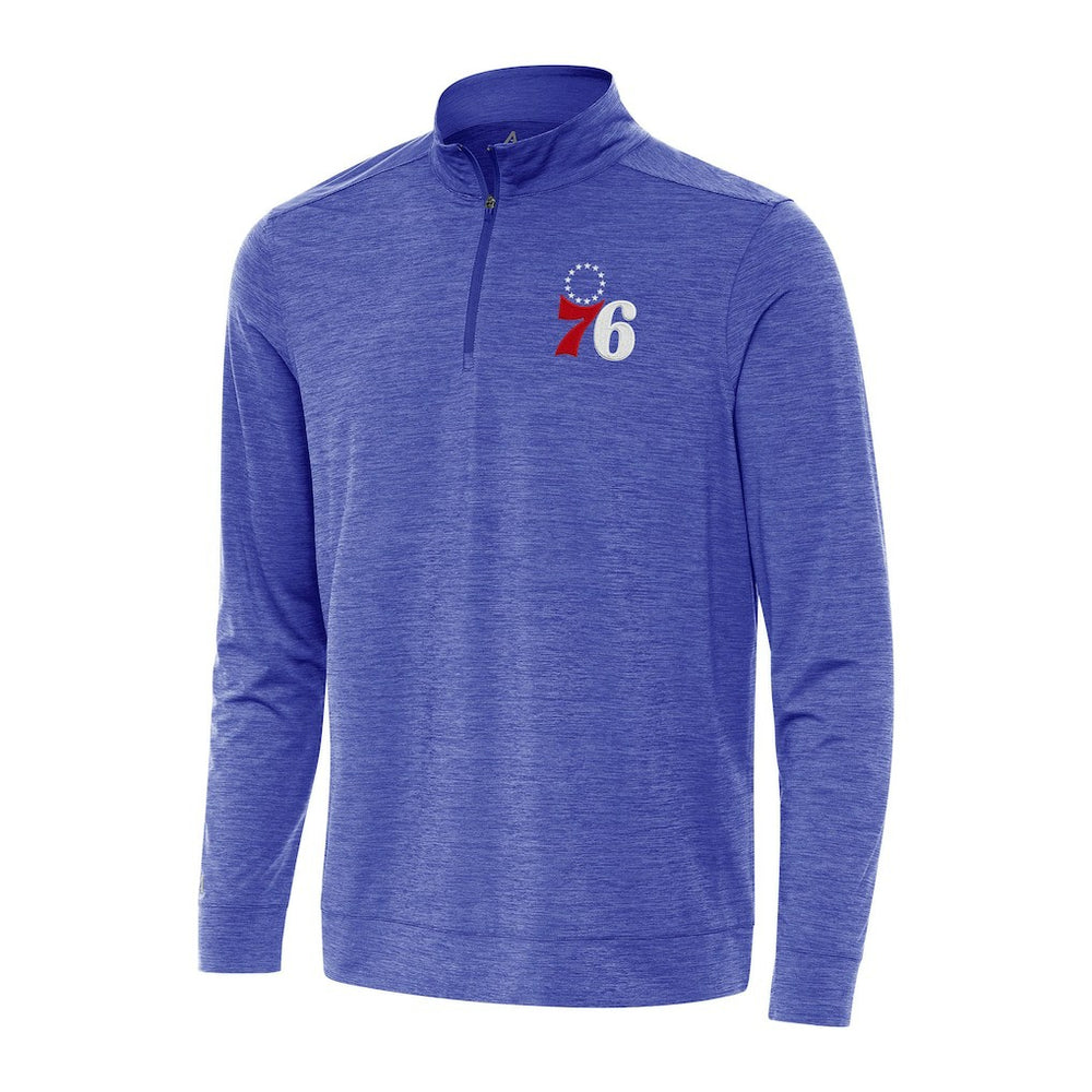 Philadelphia 76ers Antigua Bright Quarter-Zip Top Discount