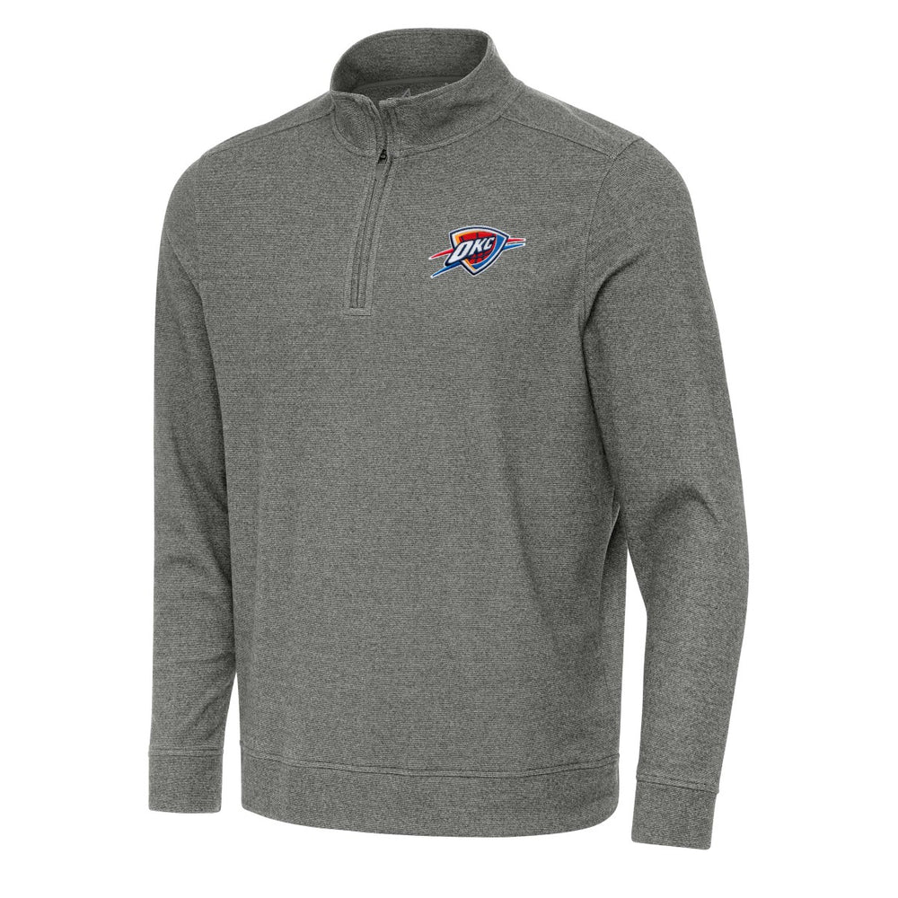 Oklahoma City Thunder Antigua Subtle Quarter-Zip Sweatshirt For Sale