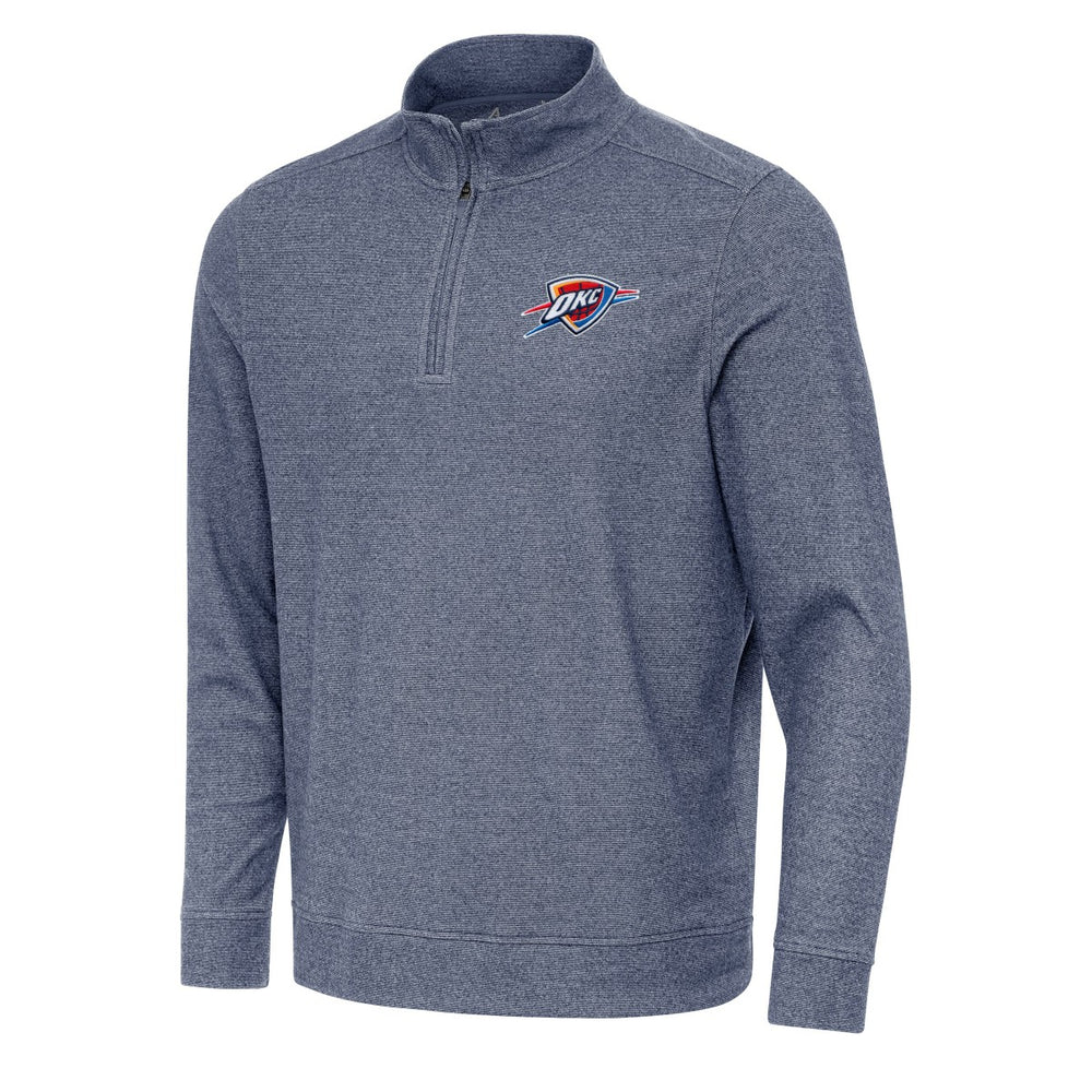 Oklahoma City Thunder Antigua Subtle Quarter-Zip Sweatshirt Discount