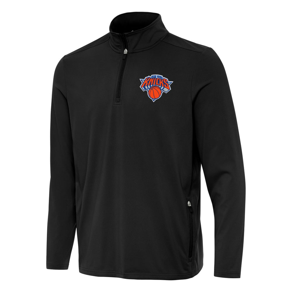 New York Knicks Antigua Perilous Quarter-Zip Sweatshirt For Sale