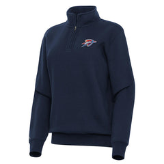 Oklahoma City Thunder Antigua Women's Victory Quarter-Zip Sweatshirt Online