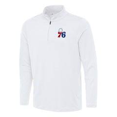 Philadelphia 76ers Antigua Reprocess Quarter-Zip Top On Sale