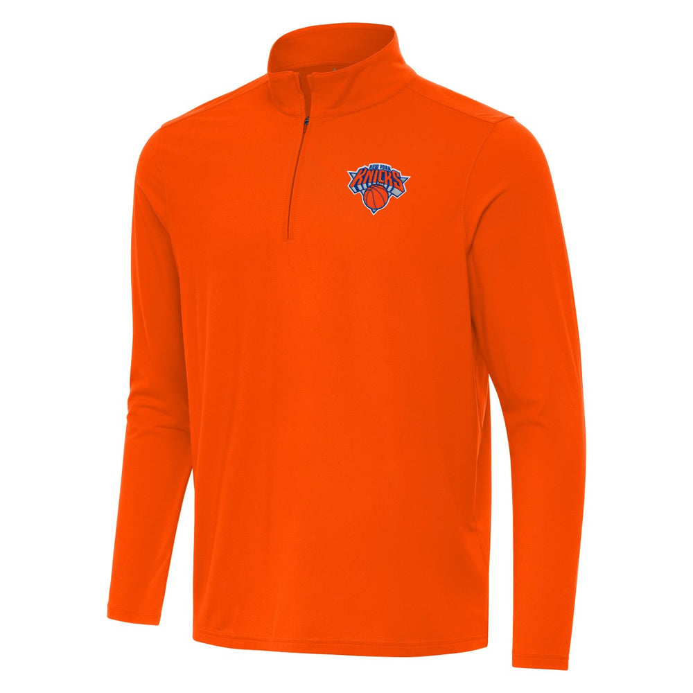 New York Knicks Antigua Intent Quarter-Zip Top New