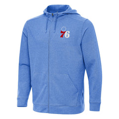 Philadelphia 76ers Antigua Effortless Full-Zip Hoodie Jacket New