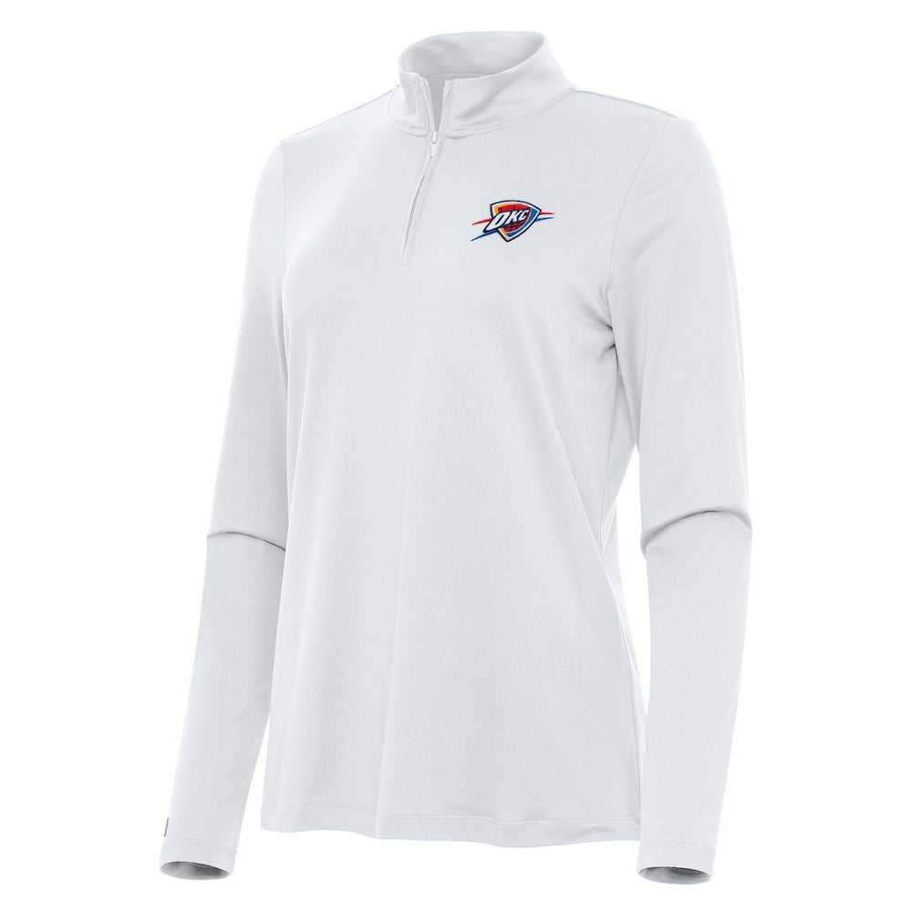 Oklahoma City Thunder Antigua Women's Reprocess Quarter-Zip Top On Sale