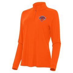 New York Knicks Antigua Women's Intent Quarter-Zip Top On Sale