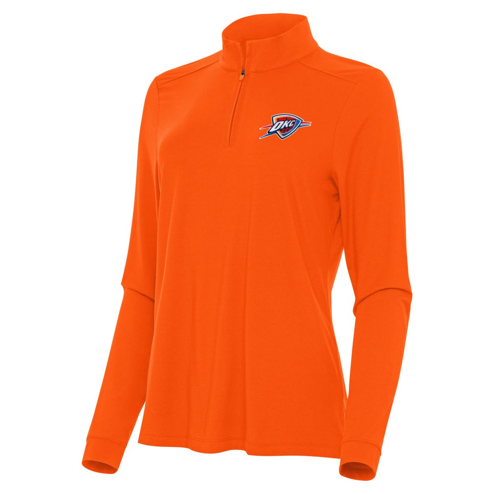 Oklahoma City Thunder Antigua Women's Intent Quarter-Zip Top On Sale