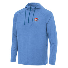 Oklahoma City Thunder Antigua Spikes Raglan Quarter-Zip Hoodie For Sale