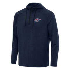 Oklahoma City Thunder Antigua Spikes Raglan Quarter-Zip Hoodie For Sale