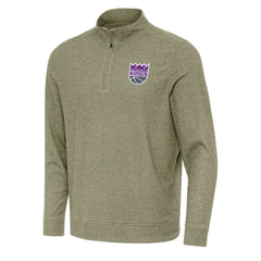 Sacramento Kings Antigua Subtle Quarter-Zip Sweatshirt New