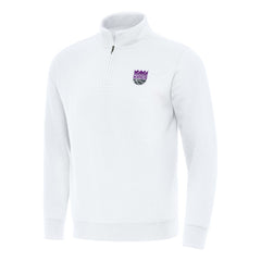 Sacramento Kings Antigua Victory Quarter-Zip Mock Sweatshirt For Sale