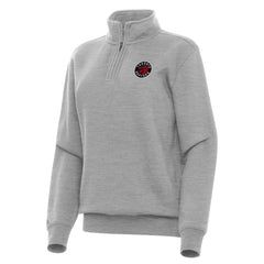 Toronto Raptors Antigua Women's Victory Quarter-Zip Sweatshirt On Sale