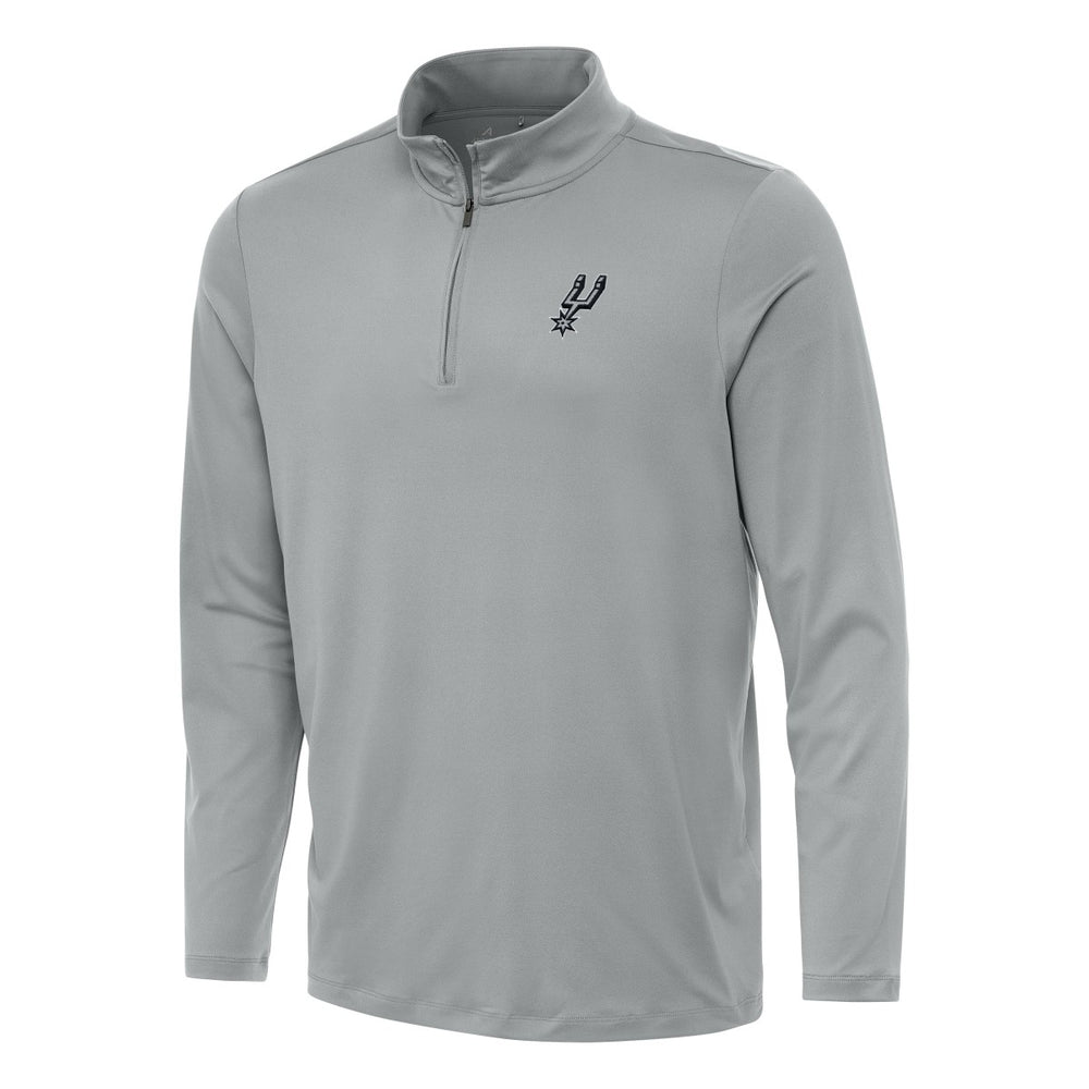 San Antonio Spurs Antigua Reprocess Quarter-Zip Top New