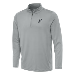 San Antonio Spurs Antigua Reprocess Quarter-Zip Top New