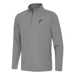 San Antonio Spurs Antigua Twine Quarter-Zip Top On Sale