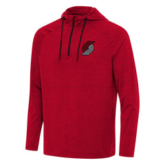 Portland Trail Blazers Antigua Spikes Raglan Quarter-Zip Hoodie Online