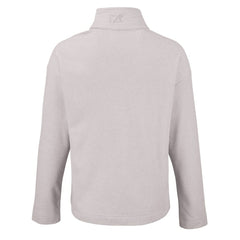 Cleveland Browns Cutter & Buck Women's Hunts Point Eco Textured Fleece Recycled Quarter-Snap Pullover