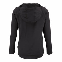 Cleveland Browns Cutter & Buck Women's Coastline Epic Comfort Eco Recycled Quarter-Snap Long Sleeve Hoodie T-Shirt