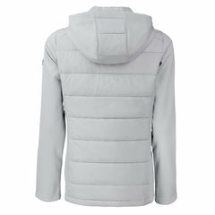 Cleveland Browns Cutter & Buck Women's Evoke Hybrid Eco Softshell Recycled Full-Zip Hooded Jacket