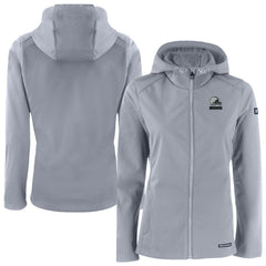 Cleveland Browns Cutter & Buck Women's Evoke Eco Softshell Recycled Full-Zip Hoodie Jacket
