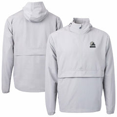 Cleveland Browns Cutter & Buck Charter Eco Recycled Anorak Half-Zip Hoodie Jacket