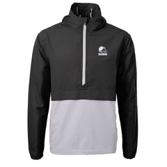 Cleveland Browns Cutter & Buck Charter Eco Recycled Anorak Half-Zip Hoodie Jacket
