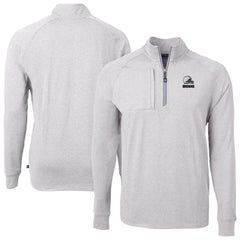 Cleveland Browns Cutter & Buck Big & Tall Adapt Eco Knit Quarter-Zip Top