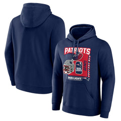 New England Patriots Bud Light Pullover Hoodie