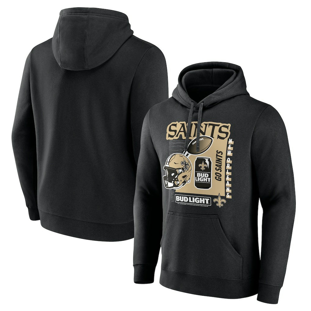 New Orleans Saints Bud Light Pullover Hoodie