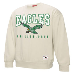 Philadelphia Eagles Mitchell & Ness Women's Fandom Fleece Pullover Sweatshirt