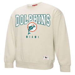 Miami Dolphins Mitchell & Ness Women's Fandom Fleece Pullover Sweatshirt