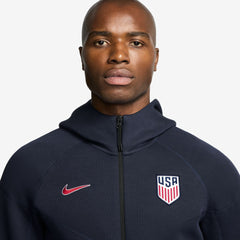 USMNT Tech Fleece Full-Zip Hoodie - Navy - Nike